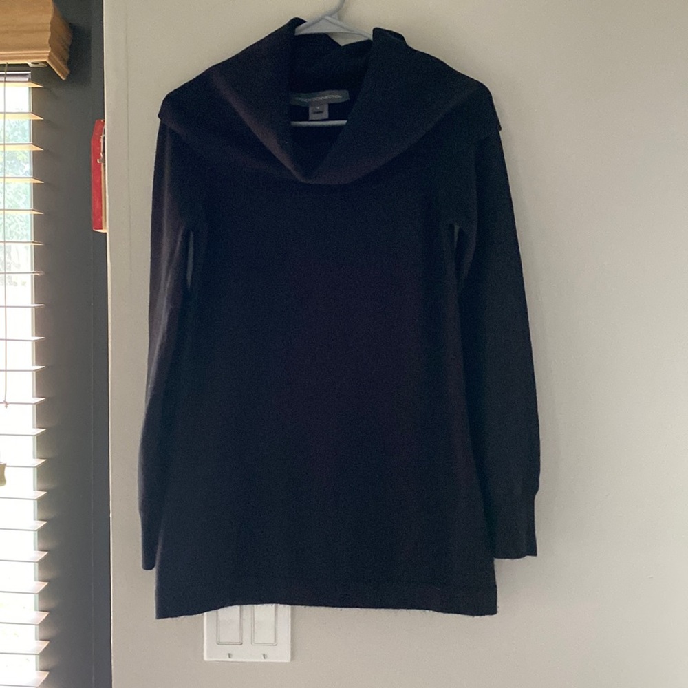 ❤️French Connection Babysoft Stripe Cowl Neck Sweater